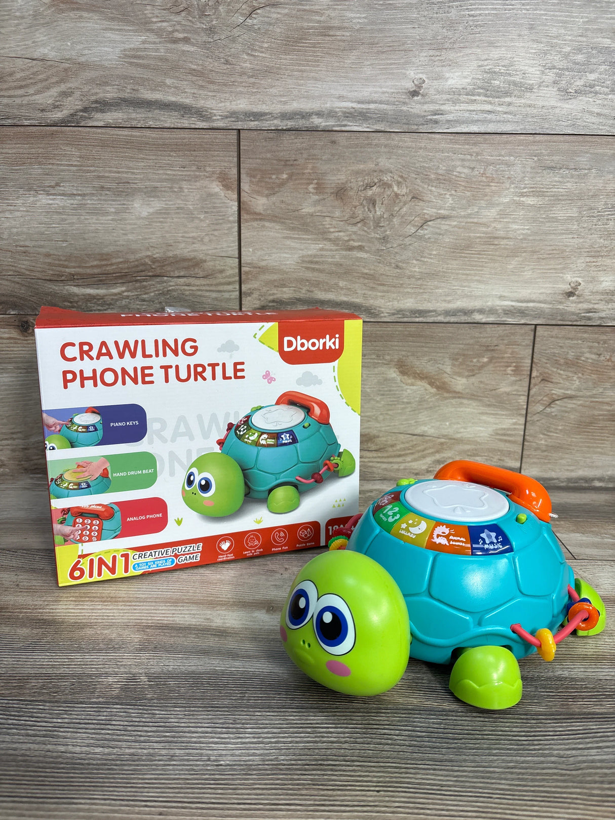 Crawling Phone Turtle Toy