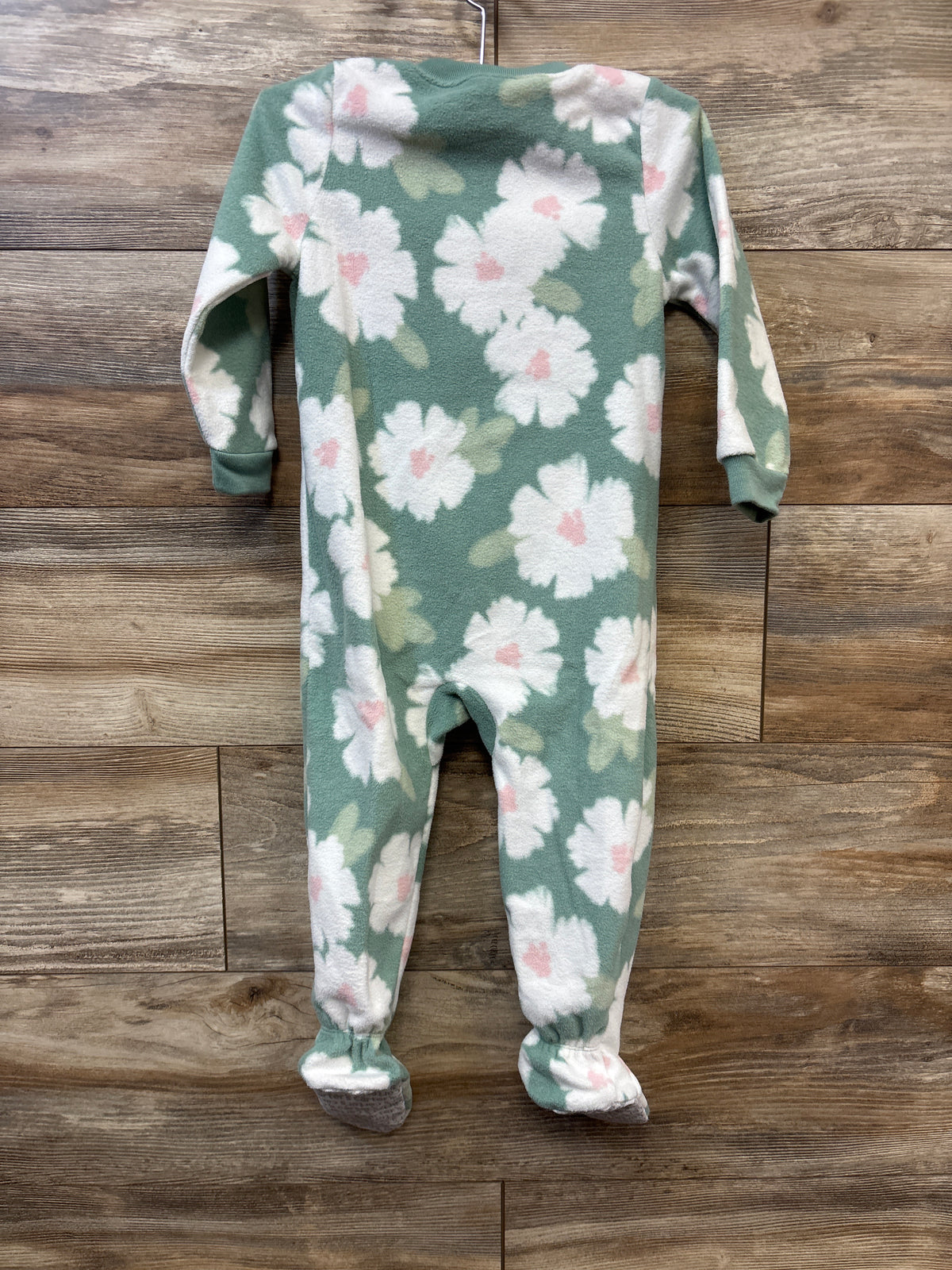 Just One You Floral Blanket Sleeper Green sz 2T