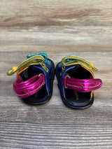 Kurt Geiger London Orson Metallic Leather Sandals sz 2c