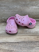 Crocs Classic Glitter Clogs Pink Sz 5c