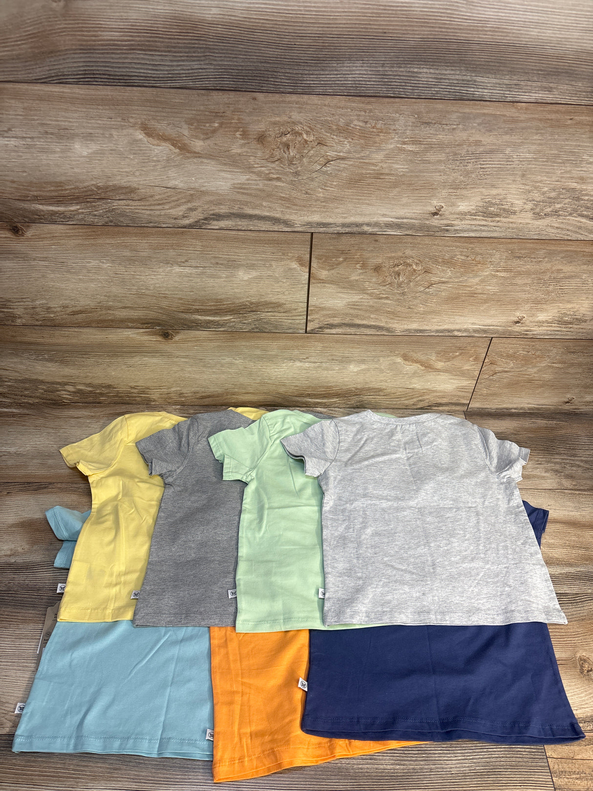 NEW Honest Baby Short Sleeve Shirts 7pk sz 4T