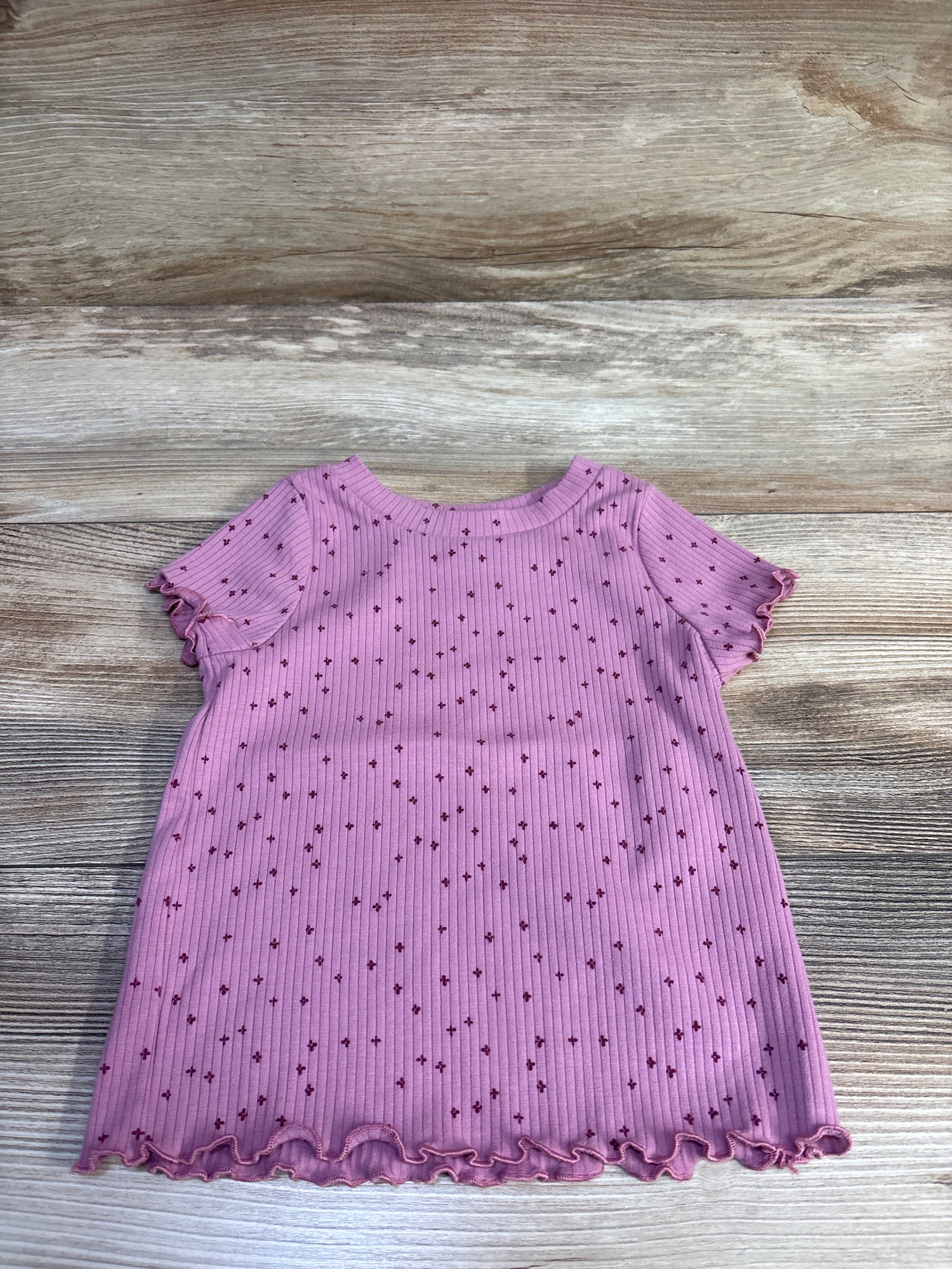 Cat & Jack Ribbed Shirt Pink sz 18m