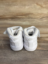 Nike Air Force 1 Mid TD 'Triple White' Sneakers sz 3c
