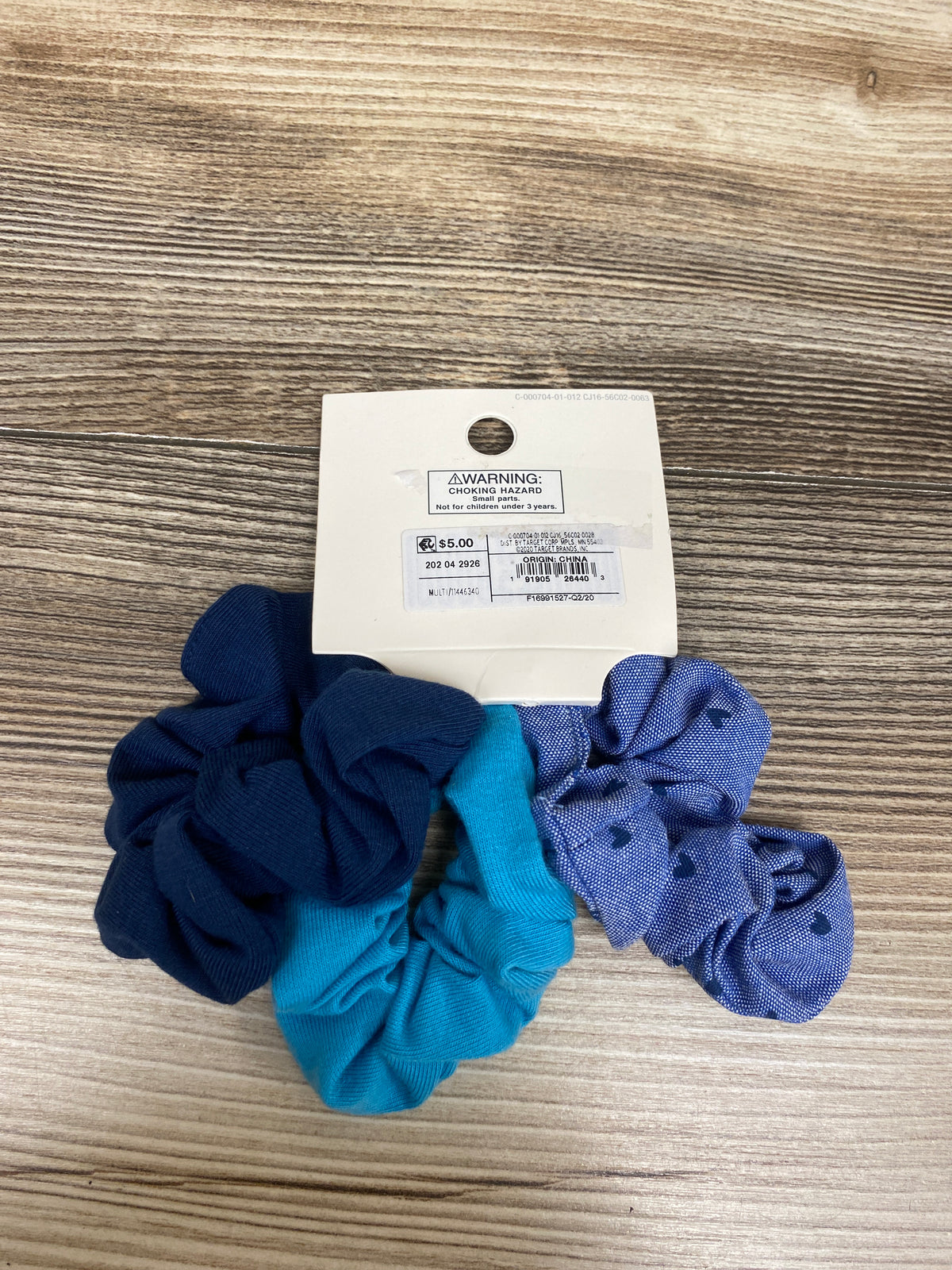 NEW Cat & Jack 3pk Hair Ties Blue