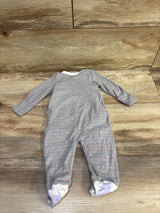 Nike Striped Snap Sleeper Grey sz 3m