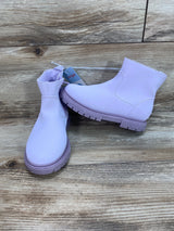 NEW Cat & Jack Flora Zipper Boots Lavender sz 12c