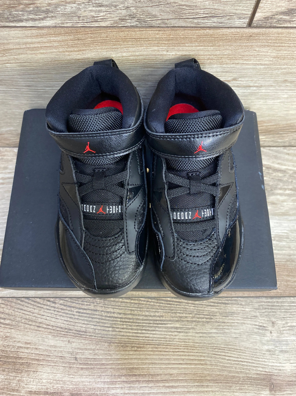Jordan Jumpman Two Trey TD 'Black University Red' Sneakers sz 9c