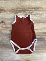 City Mouse Henley Bodysuit Brown sz 9-12m