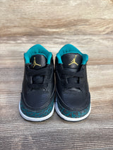 Air Jordan 3 Retro GT 'Black Metallic Gold' Sneakers sz 4c