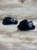 UGG Fluff Yeah Slides Black sz 6c