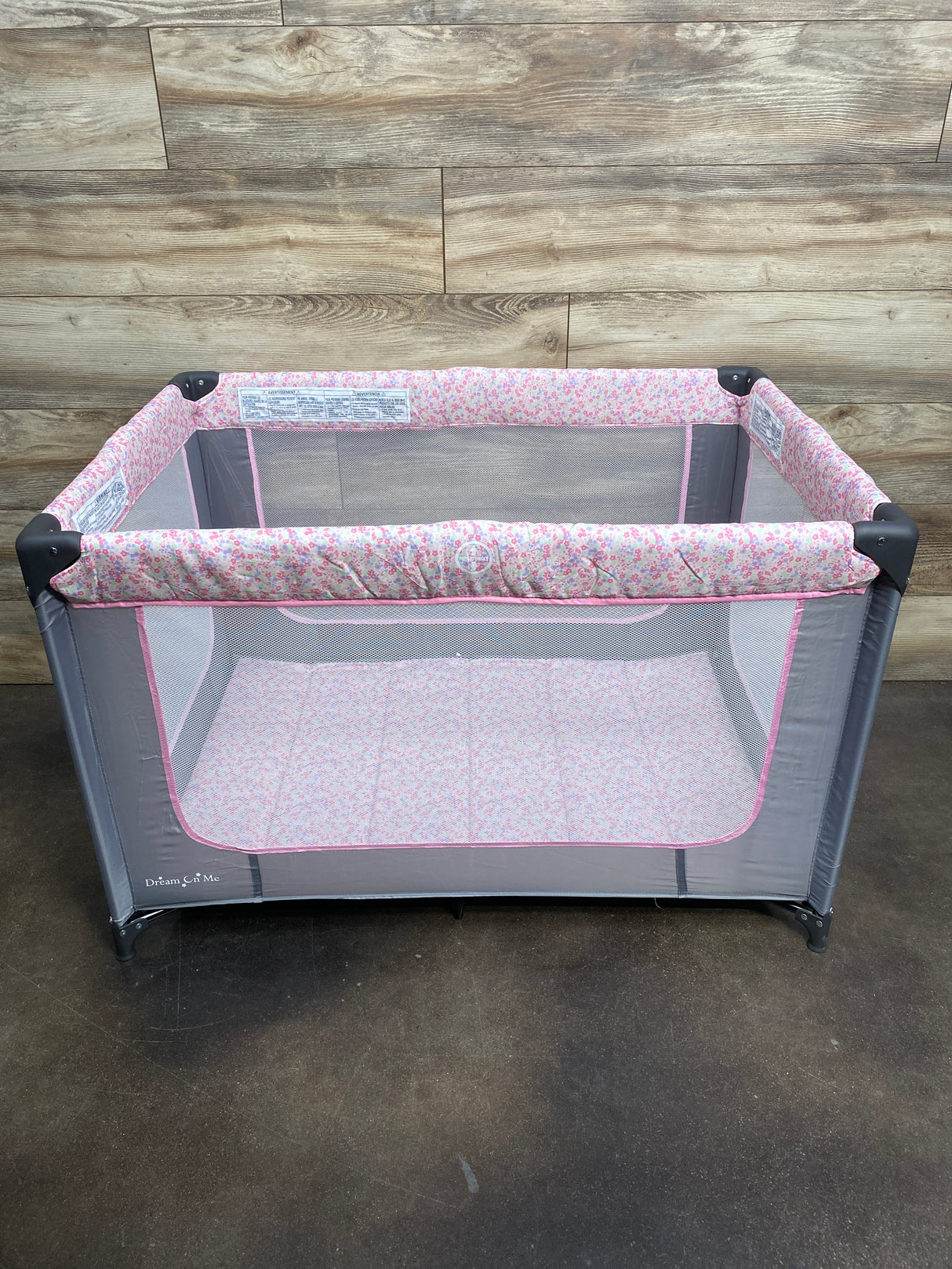 NEW Dream On Me Zodiak Portable Play Yard in Pink and Grey