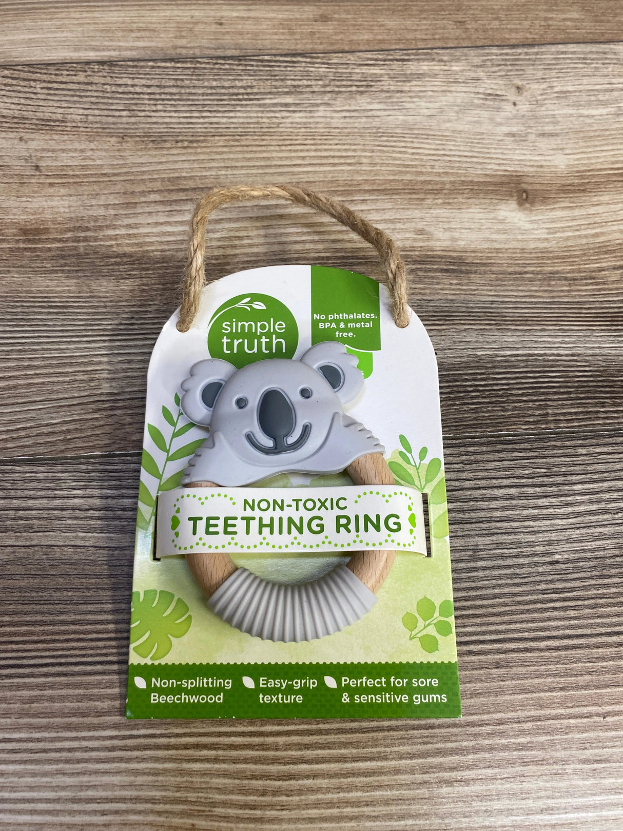 NEW Simple Truth Koala Teething Ring