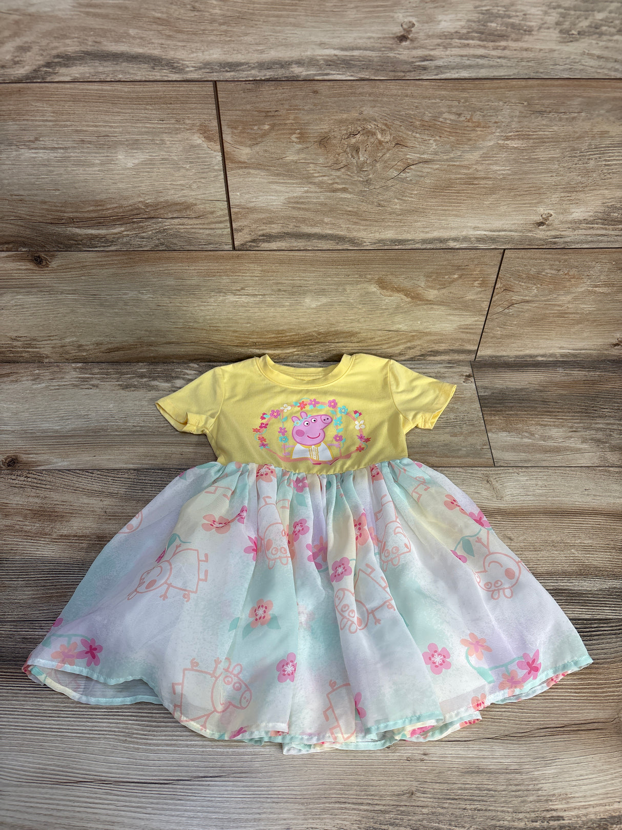 Peppa Pig Tulle Dress Yellow sz 2T
