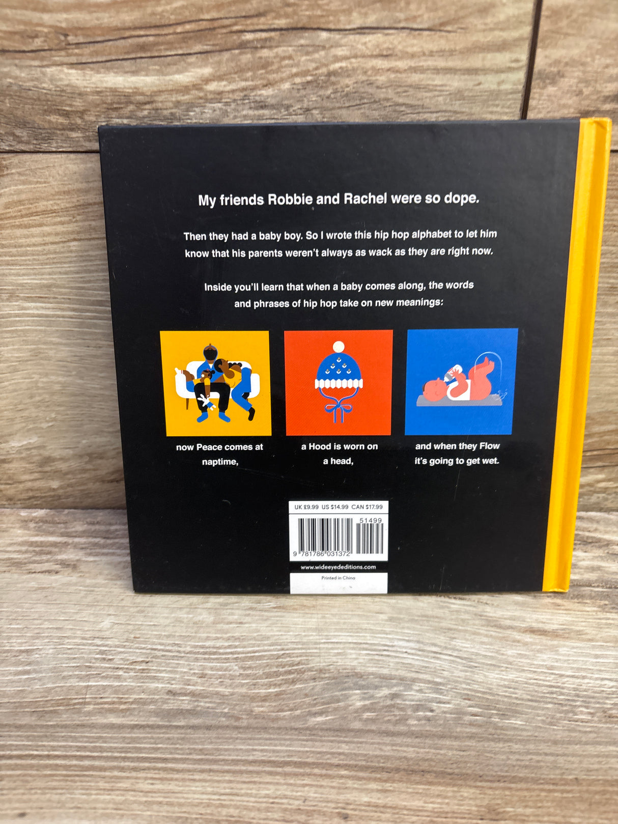 O is for Old School: A Hip Hop Alphabet for B.I.G. Kids Who Used to be Dope Hardcover Book