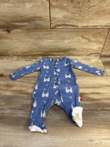 Magnetic Me Organic Cotton The Balmoral of the Story Footie Blue sz Newborn