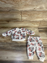 Disney Baby Minnie Mouse Sherpa 2pc Set White sz 3-6m