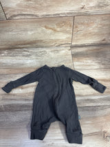 Modern Moments Ribbed Sleeper Grey sz Newborn