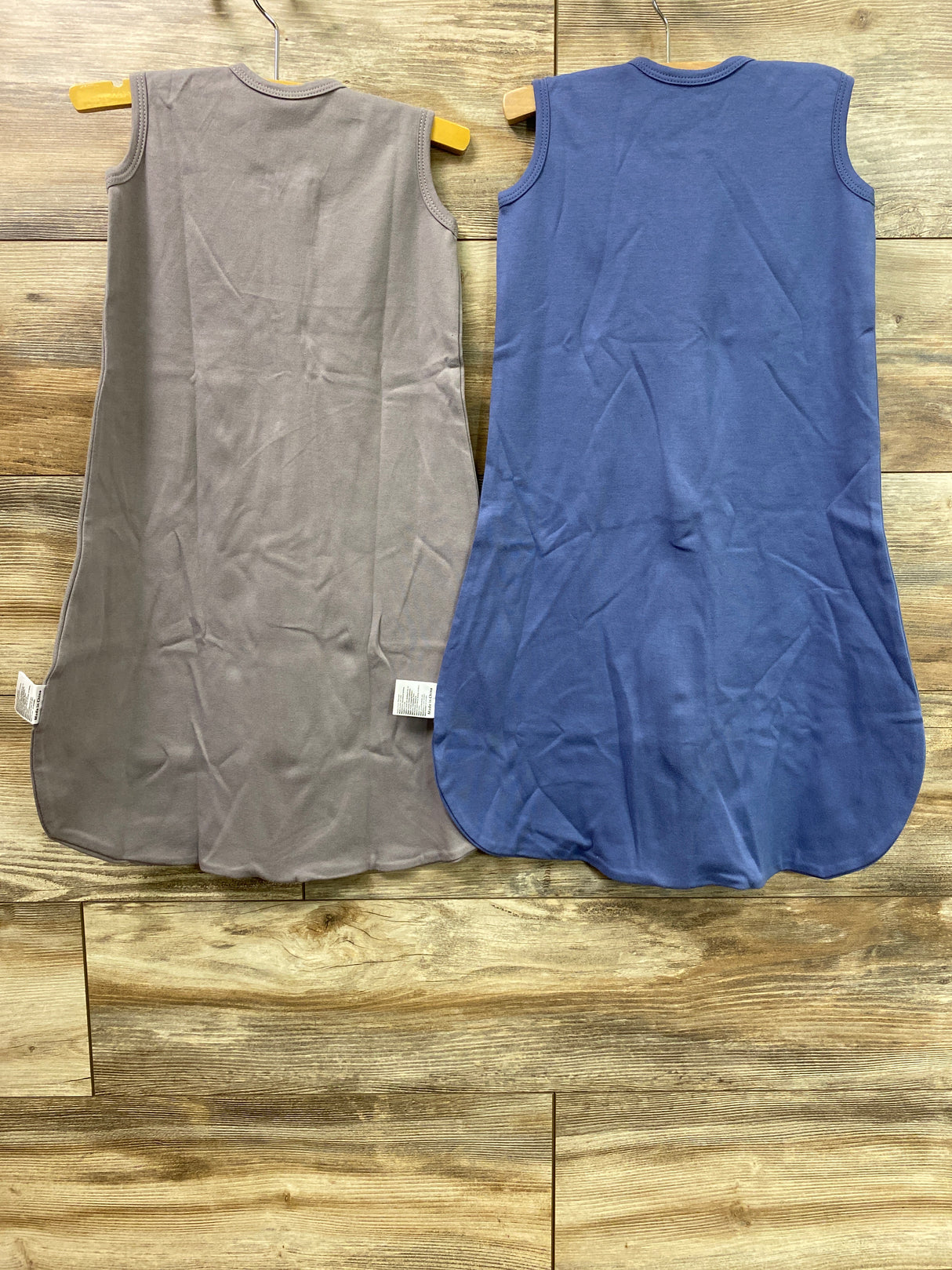 Yoofoss 2pk Sleep Sacks Grey/Blue sz 0-6m