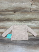 NEW Disney Baby Winnie The Pooh Quilted Sweatshirt Tan sz 3/6m
