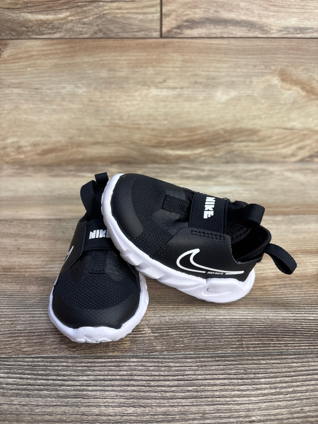 Nike Flex Runner 2 TDV 'Black White' sz 4c