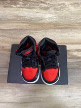 NEW Air Jordan 1 Retro High OG TD 'Satin Bred' Sneakers sz 5c