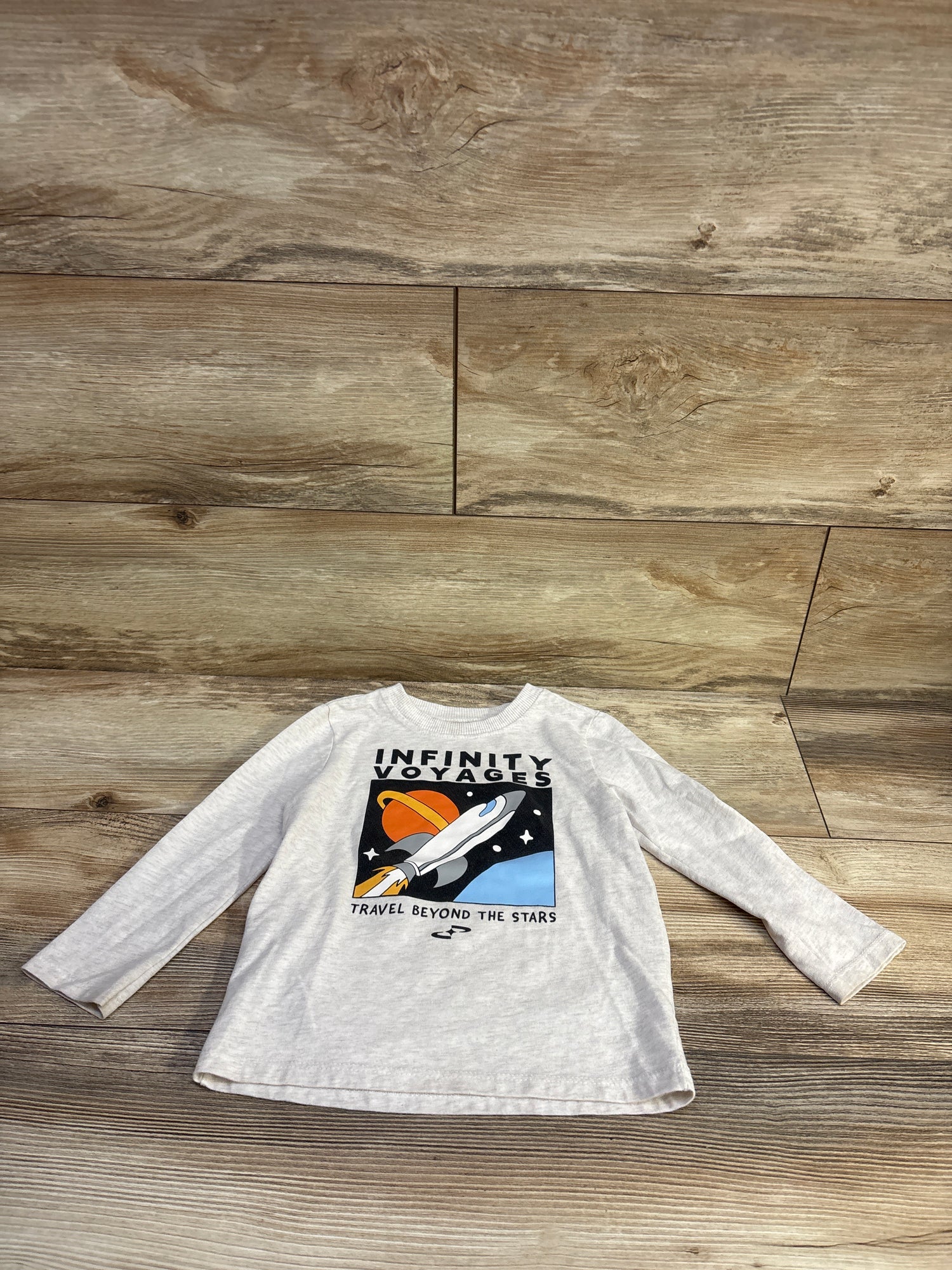 Garanimals Infinity Voyages Shirt Beige sz 3T