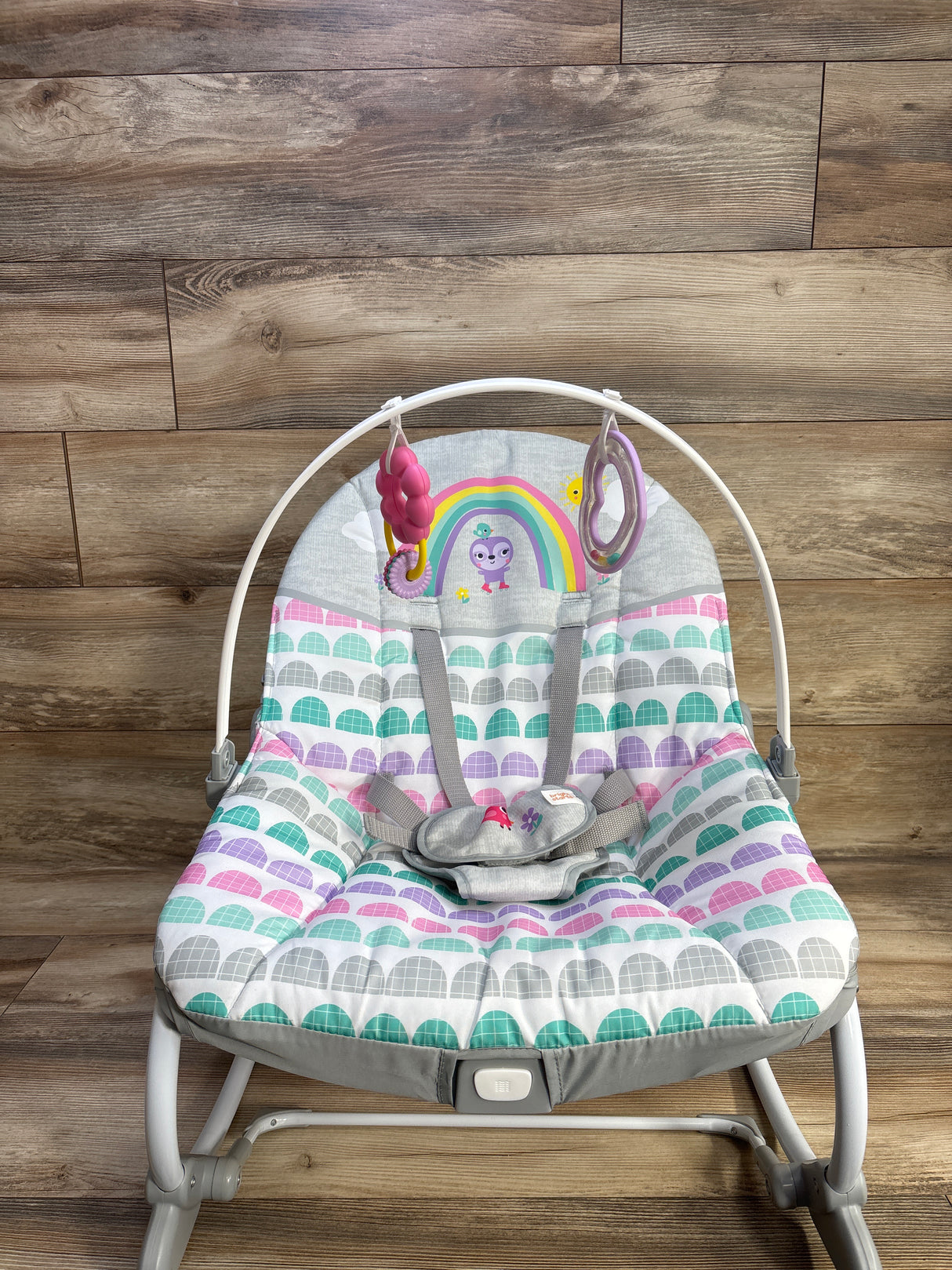 Bright Starts Rosy Rainbow Infant to Toddler Rocker