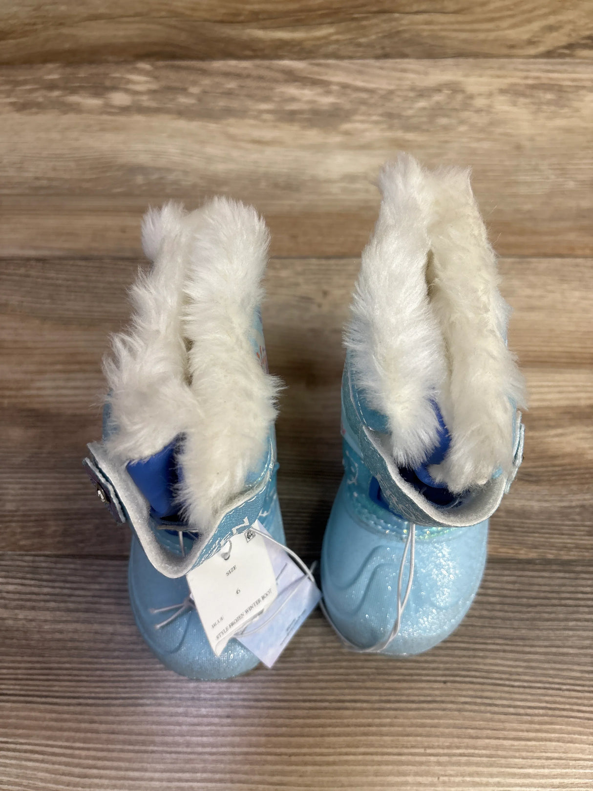 NEW Toddler Girls' Frozen Light-Up Winter Snow Boots sz 6c