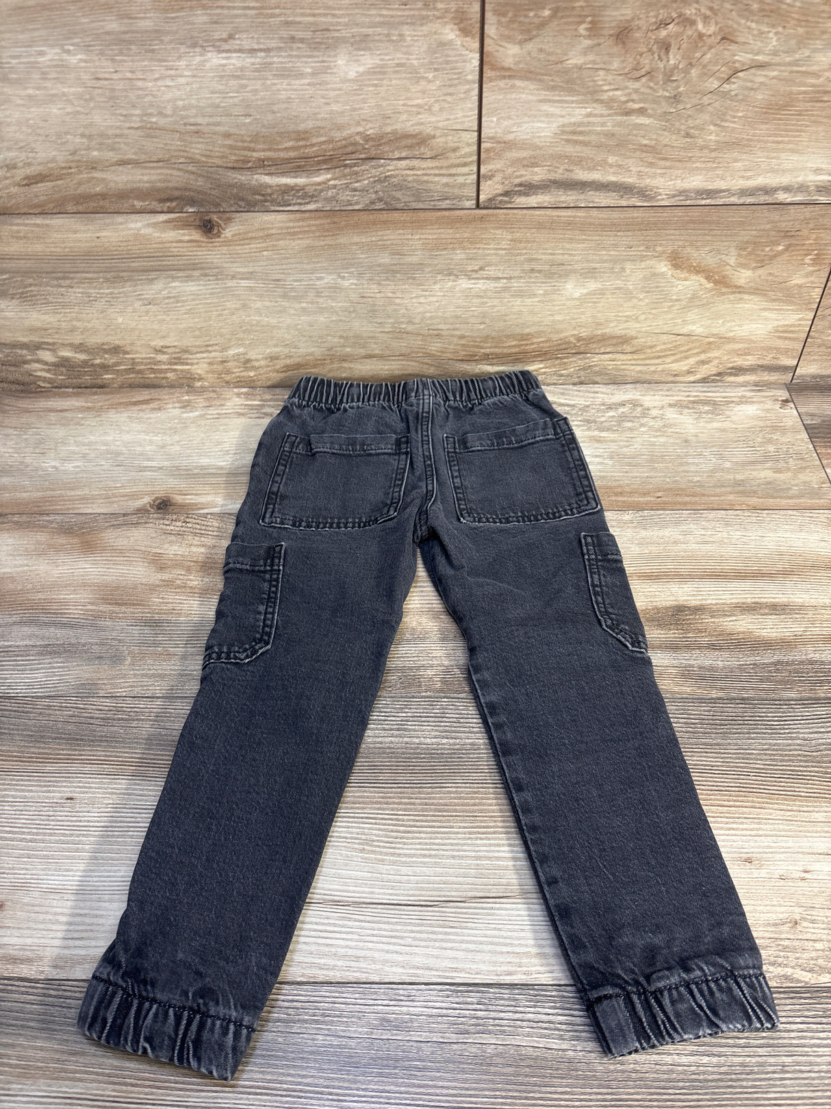 Cat & Jack Cargo Denim Joggers Grey sz 4T