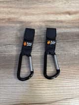 Baby Uma 2pk Stroller Hooks, Black - Me n Mommy To Be