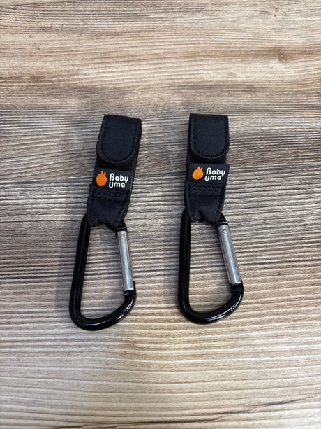 Baby Uma 2pk Stroller Hooks, Black - Me n Mommy To Be