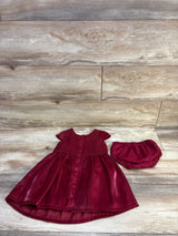 Just One You 2pc Dress & Bloomers Set Red sz 18m