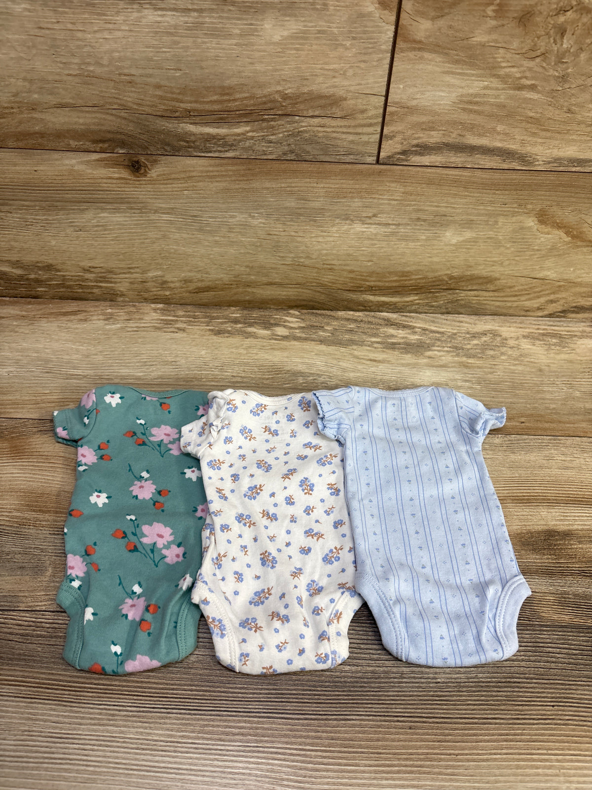 Child of Mine 3pk Bodysuits Blue sz Preemie