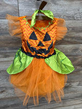 Way To Celebrate! 2pc Halloween Pumpkin Costume Orange sz 4-5T