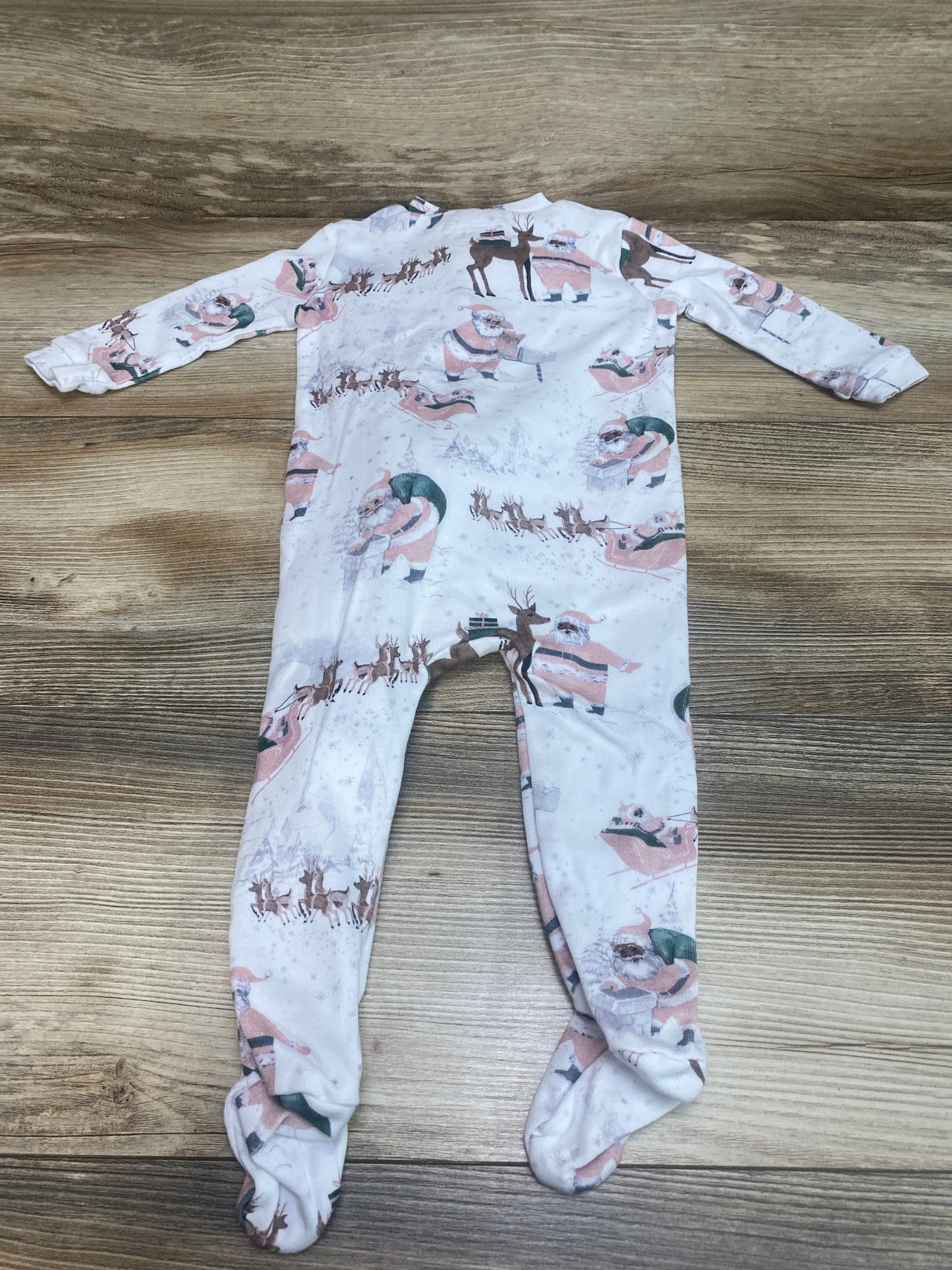 Pottery Barn Kids Organic Santa Sleeper White sz 9-12m