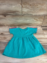 Zebra Dress Green sz 12m - Me n Mommy To Be