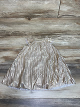 Oshkosh Pleated Dress Gold sz 18m