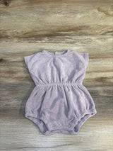 H&M Terry Cloth Bubble Romper Lilac sz Newborn