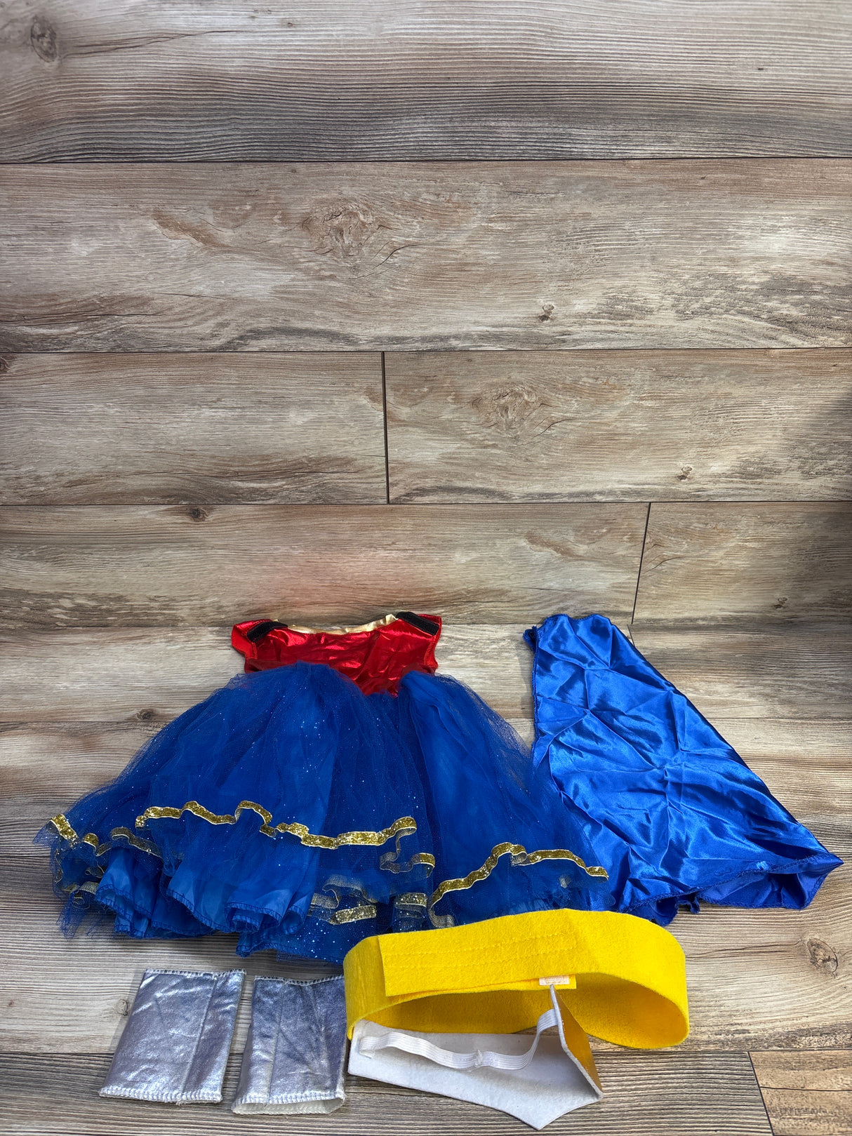 Rubies Wonder Woman 6pc Costume Red sz 3-5T