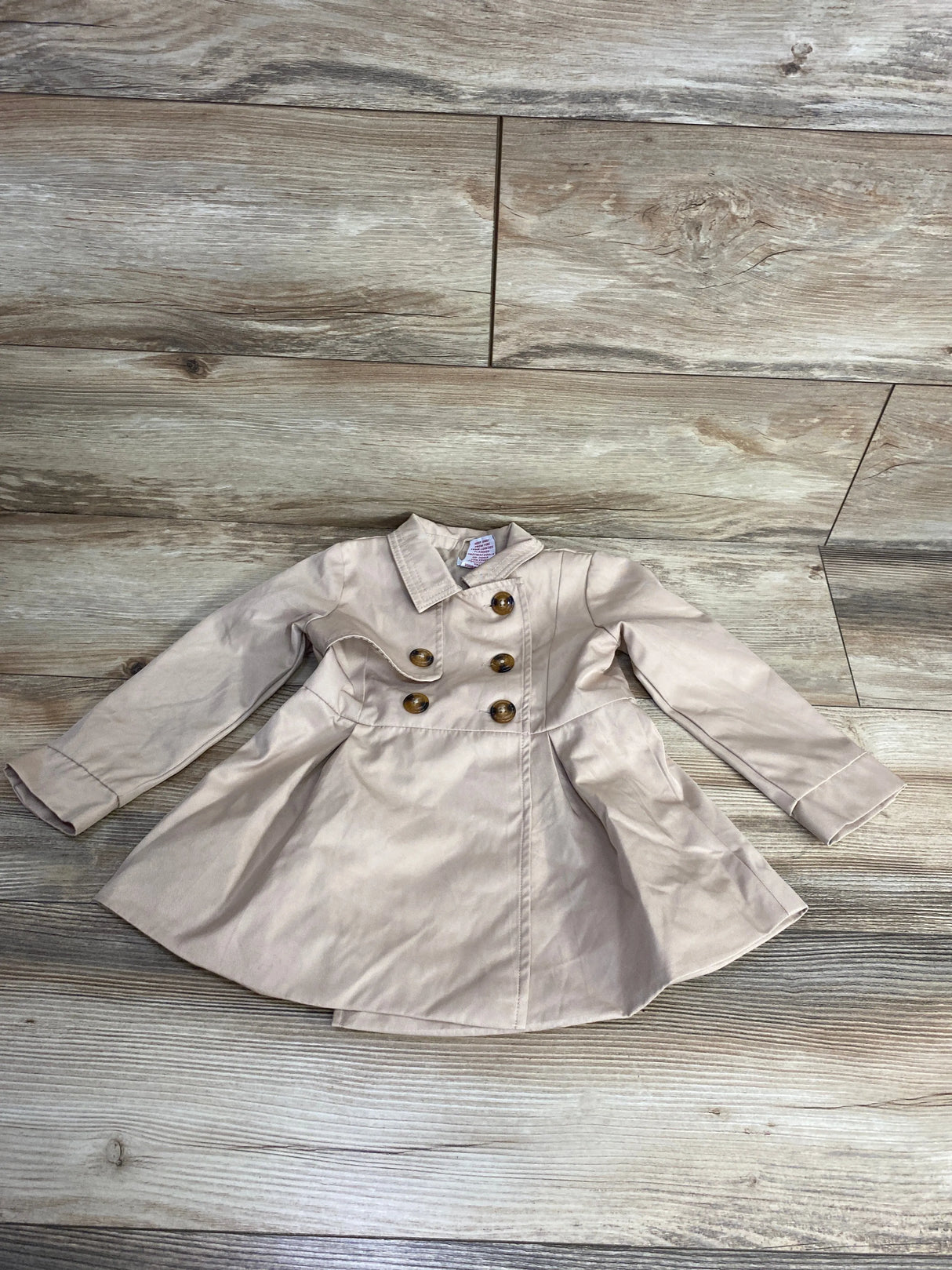 Tahari Baby Pea Coat Dress Tan sz 24m