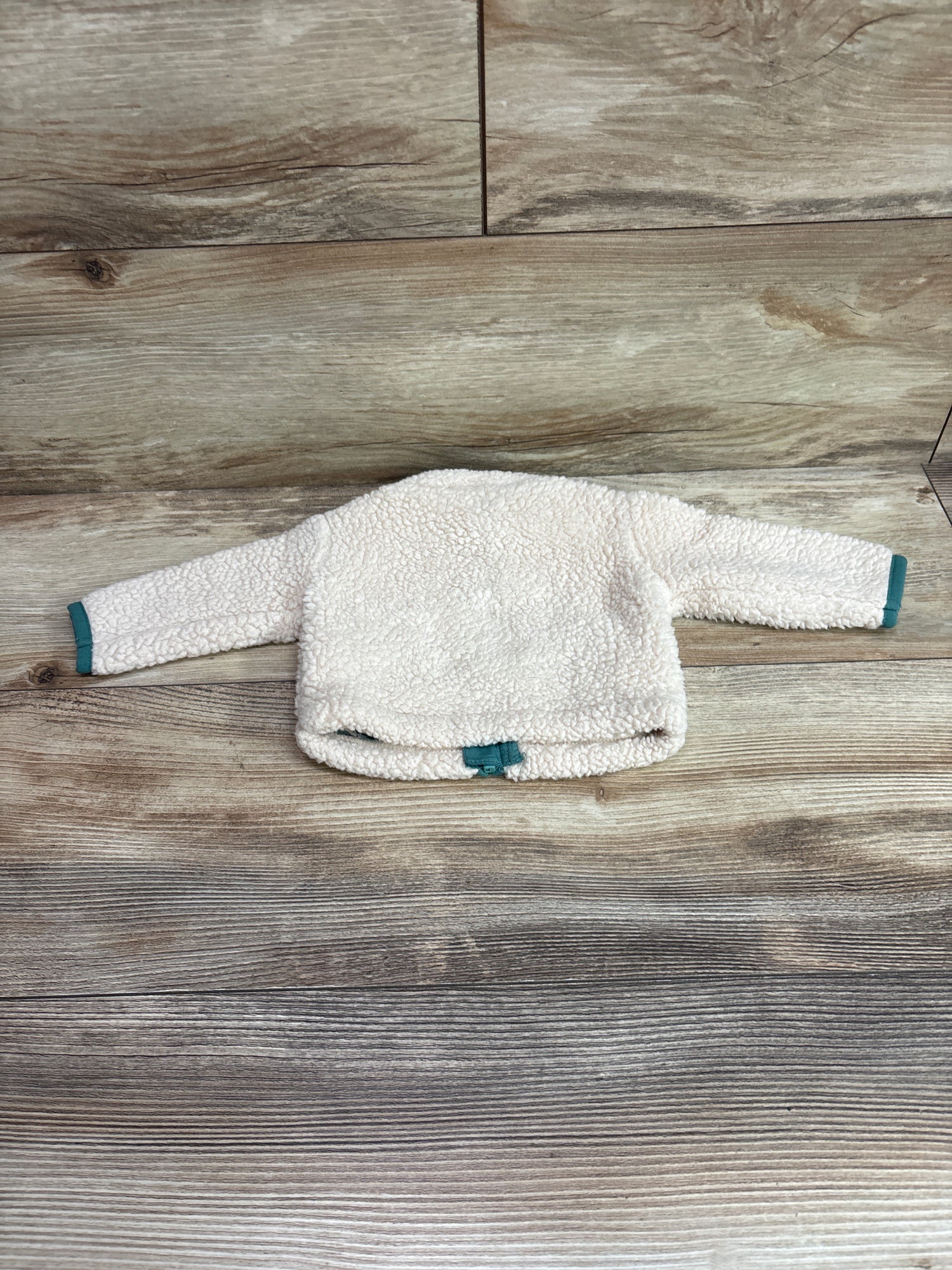 Cat & Jack Sherpa Full-Zip Jacket Beige sz Newborn