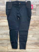 NEW Isabel Maternity Utility Jeggings Black sz 10/Medium