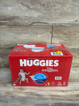 New Box of Huggies Little Snugglers Diapers 84Ct. Size 2