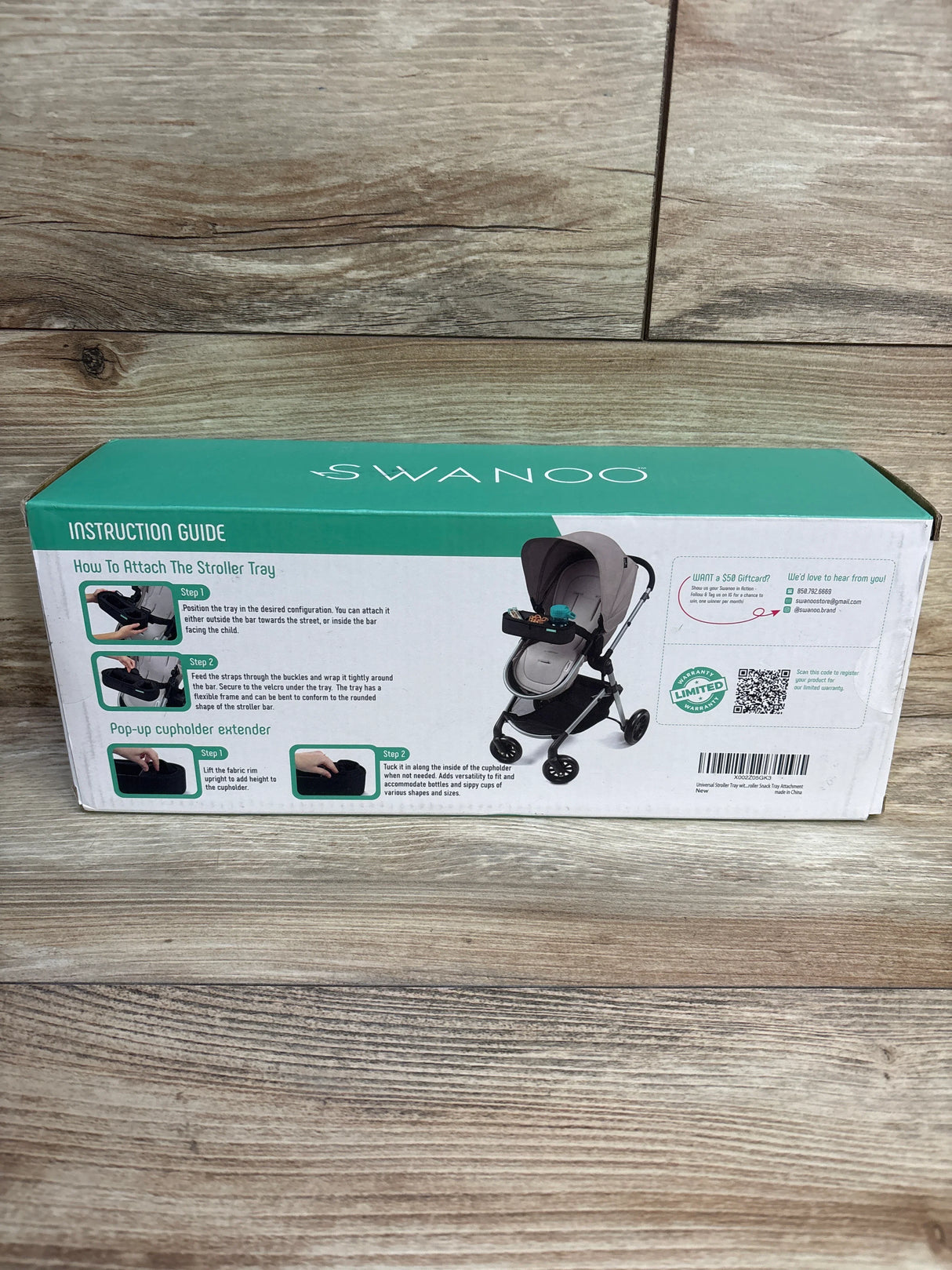 NEW Swanoo Universal Stroller Tray