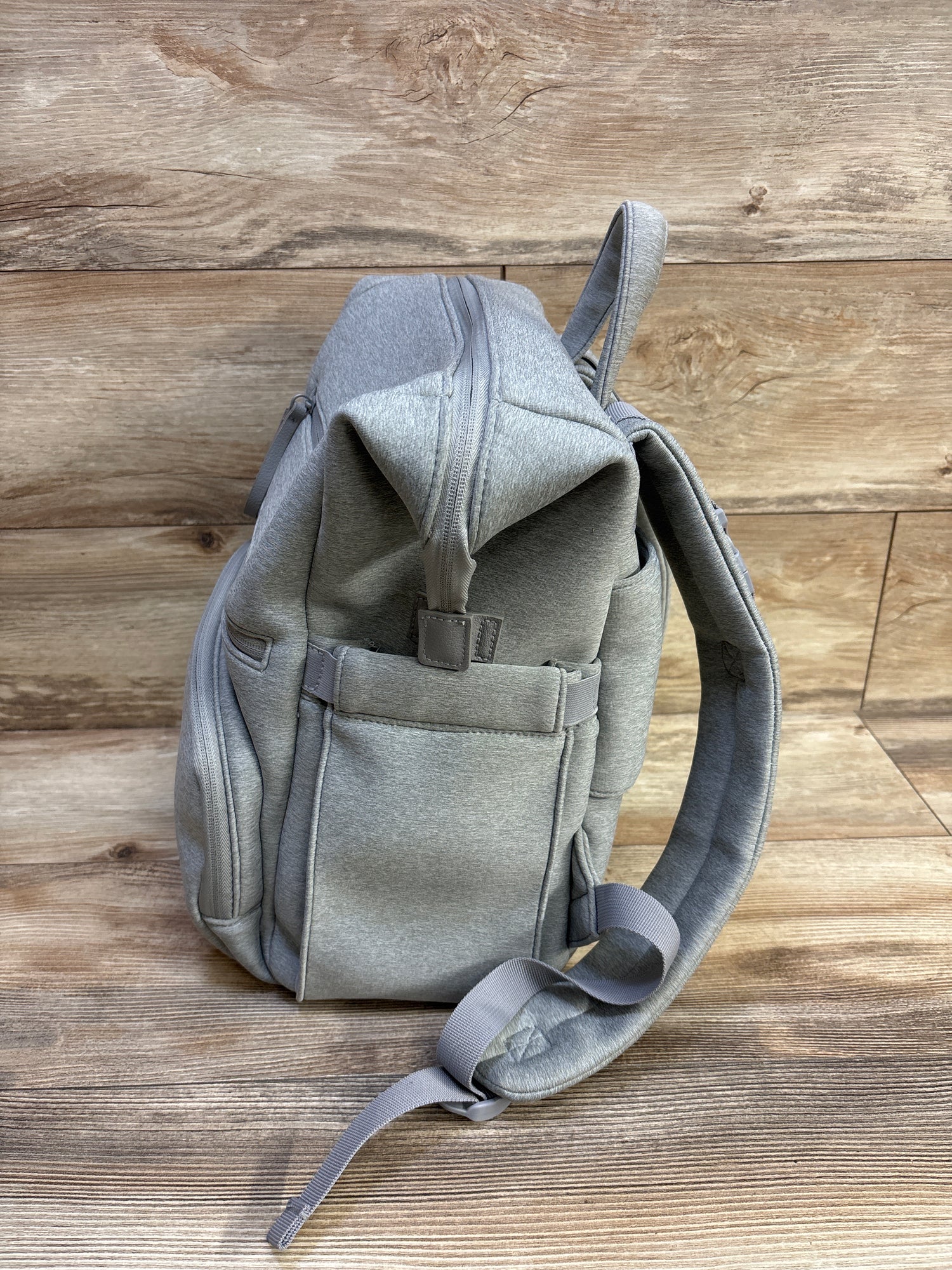 Cloud Island Boxy Diaper Backpack Grey