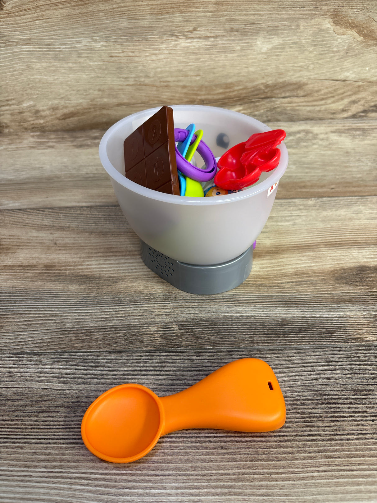 Fisher-Price Laugh & Learn Magic Color Mixing Bowl with Pretend Food