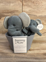 NEW Sammy & Lou 3pc Elephant Gift Set Basket