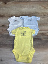 Carter's Short Sleeve 3pk Bodysuits Yellow sz Newborn