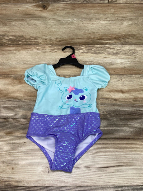 NWoT Gabby's Dollhouse Blue 1pc Swimsuit sz 18m - Me 'n Mommy To Be