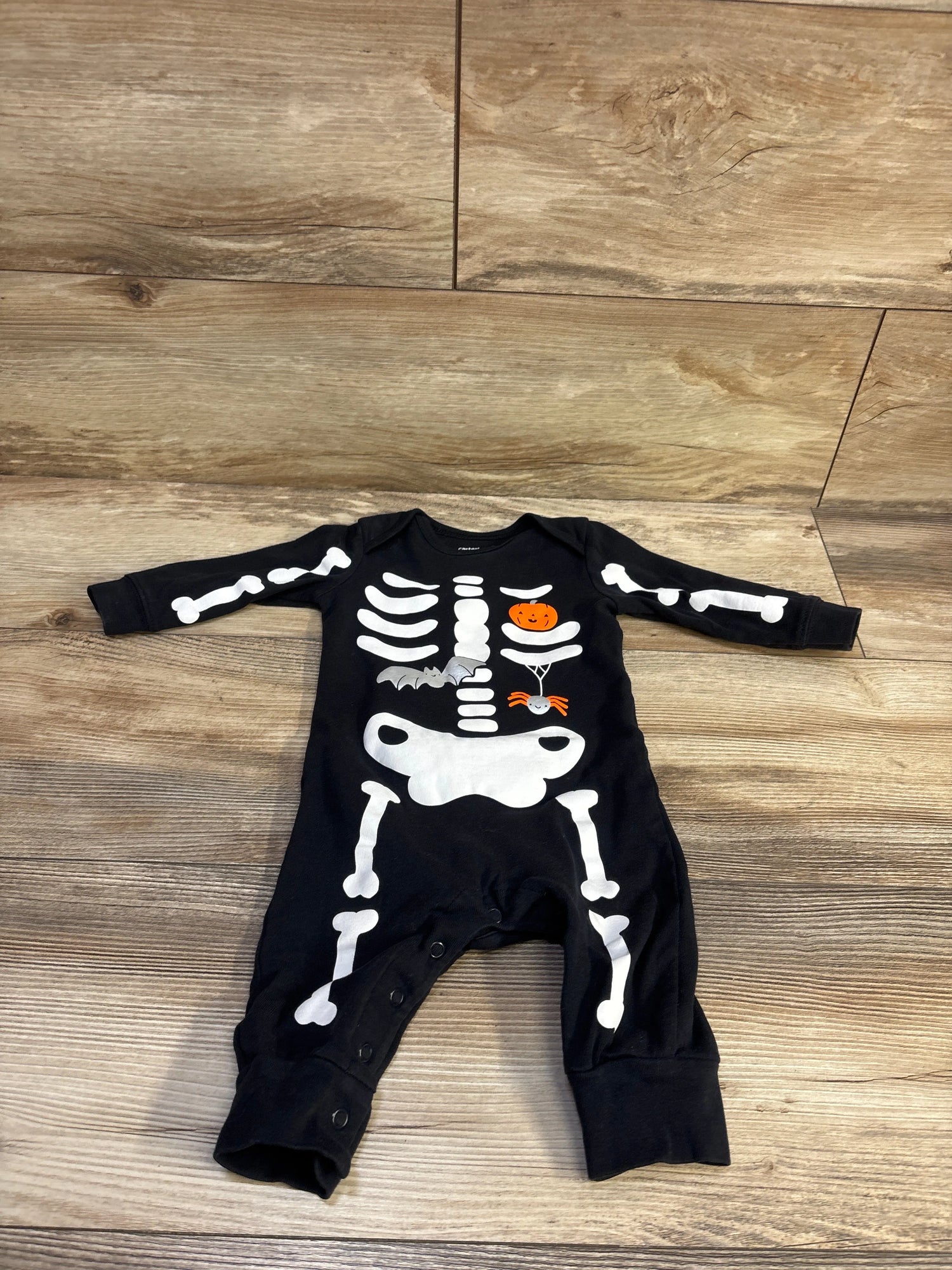 Carter's Skeleton Coverall Black sz 6m
